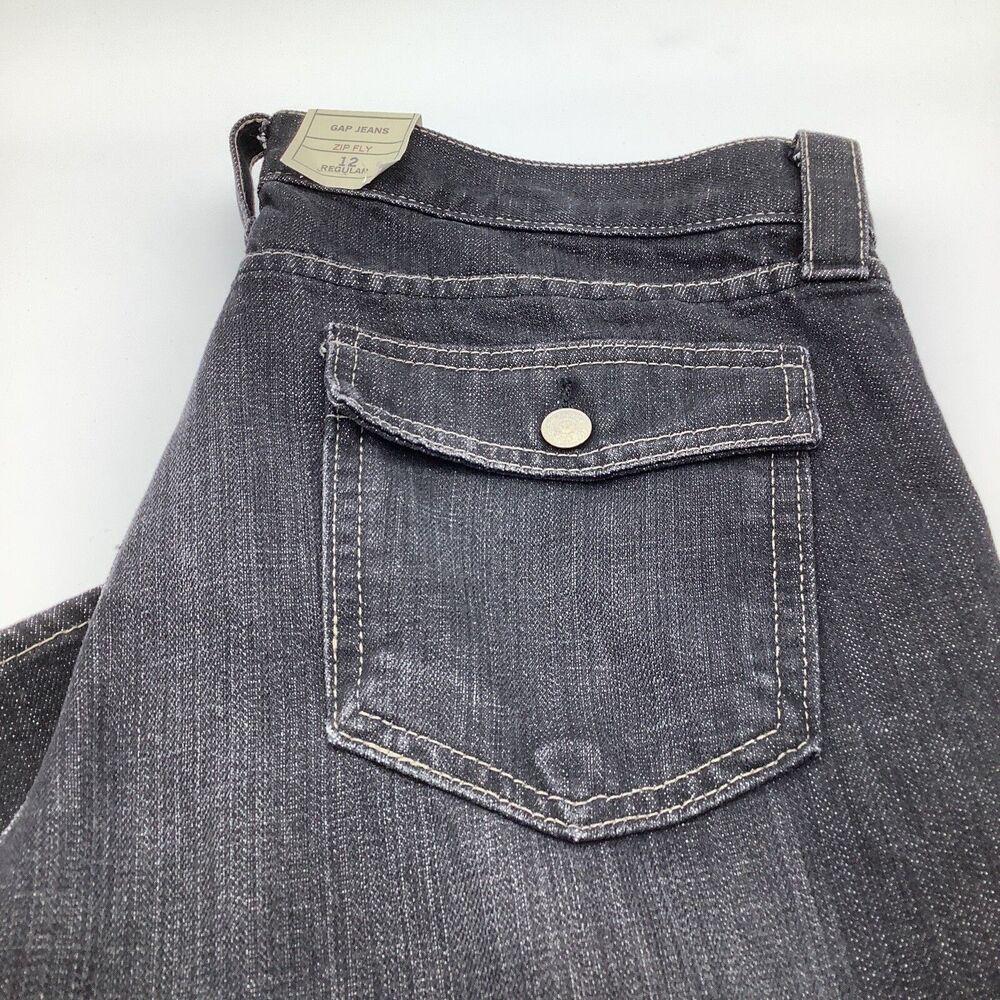 Gap Jeans Womens Skinny Denim Jeans Black Size 12 NWT
